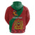 Personalised Morocco Proclamation Day Hoodie Moussier's Redstart With Coat Of Arms - Wonder Print Shop