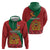 Personalised Morocco Proclamation Day Hoodie Moussier's Redstart With Coat Of Arms - Wonder Print Shop