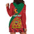 Personalised Morocco Proclamation Day Hoodie Dress Moussier's Redstart With Coat Of Arms - Wonder Print Shop