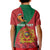 Personalised Morocco Proclamation Day Kid Polo Shirt Moussier's Redstart With Coat Of Arms - Wonder Print Shop