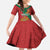 Personalised Morocco Proclamation Day Kid Short Sleeve Dress Moussier's Redstart With Coat Of Arms - Wonder Print Shop