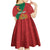 Personalised Morocco Proclamation Day Kid Short Sleeve Dress Moussier's Redstart With Coat Of Arms - Wonder Print Shop