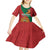 Personalised Morocco Proclamation Day Kid Short Sleeve Dress Moussier's Redstart With Coat Of Arms - Wonder Print Shop