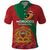 Personalised Morocco Proclamation Day Polo Shirt Moussier's Redstart With Coat Of Arms - Wonder Print Shop