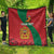 Personalised Morocco Proclamation Day Quilt Moussier's Redstart With Coat Of Arms - Wonder Print Shop