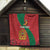 Personalised Morocco Proclamation Day Quilt Moussier's Redstart With Coat Of Arms - Wonder Print Shop