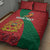 Personalised Morocco Proclamation Day Quilt Bed Set Moussier's Redstart With Coat Of Arms - Wonder Print Shop