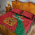 Personalised Morocco Proclamation Day Quilt Bed Set Moussier's Redstart With Coat Of Arms - Wonder Print Shop