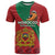 Personalised Morocco Proclamation Day T Shirt Moussier's Redstart With Coat Of Arms