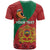 Personalised Morocco Proclamation Day T Shirt Moussier's Redstart With Coat Of Arms