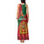 Personalised Morocco Proclamation Day Tank Maxi Dress Moussier's Redstart With Coat Of Arms - Wonder Print Shop