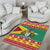 Guyana Christmas Area Rug Coat Of Arms with Flag Style - Wonder Print Shop