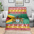 Guyana Christmas Blanket Coat Of Arms with Flag Style