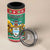 Guyana Christmas 4 in 1 Can Cooler Tumbler Coat Of Arms with Flag Style - Wonder Print Shop