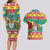 Guyana Christmas Couples Matching Long Sleeve Bodycon Dress and Hawaiian Shirt Coat Of Arms with Flag Style - Wonder Print Shop