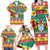 Guyana Christmas Family Matching Long Sleeve Bodycon Dress and Hawaiian Shirt Coat Of Arms with Flag Style - Wonder Print Shop