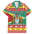 Guyana Christmas Family Matching Long Sleeve Bodycon Dress and Hawaiian Shirt Coat Of Arms with Flag Style - Wonder Print Shop