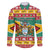 Guyana Christmas Family Matching Long Sleeve Bodycon Dress and Hawaiian Shirt Coat Of Arms with Flag Style - Wonder Print Shop