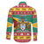 Guyana Christmas Family Matching Long Sleeve Bodycon Dress and Hawaiian Shirt Coat Of Arms with Flag Style - Wonder Print Shop