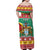 Guyana Christmas Family Matching Off Shoulder Maxi Dress and Hawaiian Shirt Coat Of Arms with Flag Style - Wonder Print Shop