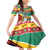 Guyana Christmas Family Matching Off Shoulder Short Dress and Hawaiian Shirt Coat Of Arms with Flag Style - Wonder Print Shop