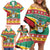 Guyana Christmas Family Matching Off Shoulder Short Dress and Hawaiian Shirt Coat Of Arms with Flag Style - Wonder Print Shop