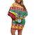 Guyana Christmas Family Matching Off Shoulder Short Dress and Hawaiian Shirt Coat Of Arms with Flag Style - Wonder Print Shop