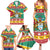 Guyana Christmas Family Matching Summer Maxi Dress and Hawaiian Shirt Coat Of Arms with Flag Style - Wonder Print Shop