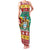 Guyana Christmas Family Matching Tank Maxi Dress and Hawaiian Shirt Coat Of Arms with Flag Style - Wonder Print Shop