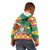 Guyana Christmas Kid Hoodie Coat Of Arms with Flag Style - Wonder Print Shop