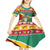 Guyana Christmas Kid Short Sleeve Dress Coat Of Arms with Flag Style - Wonder Print Shop