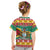 Guyana Christmas Kid T Shirt Coat Of Arms with Flag Style - Wonder Print Shop