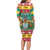 Guyana Christmas Long Sleeve Bodycon Dress Coat Of Arms with Flag Style - Wonder Print Shop