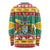 Guyana Christmas Long Sleeve Shirt Coat Of Arms with Flag Style - Wonder Print Shop