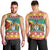 Guyana Christmas Men Tank Top Coat Of Arms with Flag Style - Wonder Print Shop