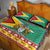 Guyana Christmas Quilt Bed Set Coat Of Arms with Flag Style - Wonder Print Shop