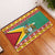 Guyana Christmas Rubber Doormat Coat Of Arms with Flag Style - Wonder Print Shop