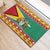 Guyana Christmas Rubber Doormat Coat Of Arms with Flag Style - Wonder Print Shop