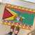 Guyana Christmas Rubber Doormat Coat Of Arms with Flag Style - Wonder Print Shop