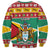 Guyana Christmas Sweatshirt Coat Of Arms with Flag Style - Wonder Print Shop