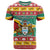 Guyana Christmas T Shirt Coat Of Arms with Flag Style - Wonder Print Shop