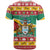 Guyana Christmas T Shirt Coat Of Arms with Flag Style - Wonder Print Shop