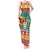 Guyana Christmas Tank Maxi Dress Coat Of Arms with Flag Style - Wonder Print Shop