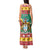 Guyana Christmas Tank Maxi Dress Coat Of Arms with Flag Style - Wonder Print Shop