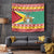 Guyana Christmas Tapestry Coat Of Arms with Flag Style