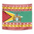 Guyana Christmas Tapestry Coat Of Arms with Flag Style