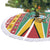 Guyana Christmas Tree Skirt Coat Of Arms with Flag Style - Wonder Print Shop