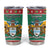 Guyana Christmas Tumbler Cup Coat Of Arms with Flag Style - Wonder Print Shop