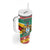 Guyana Christmas Tumbler With Handle Coat Of Arms with Flag Style - Wonder Print Shop