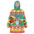 Guyana Christmas Wearable Blanket Hoodie Coat Of Arms with Flag Style